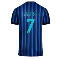 Stroje piłkarskie Inter Milan Piotr Zielinski #7 Koszulka Podstawowej 2025-26 Krótki Rękaw